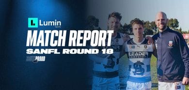 Lumin Sports Match Report: Round 18 v Glenelg